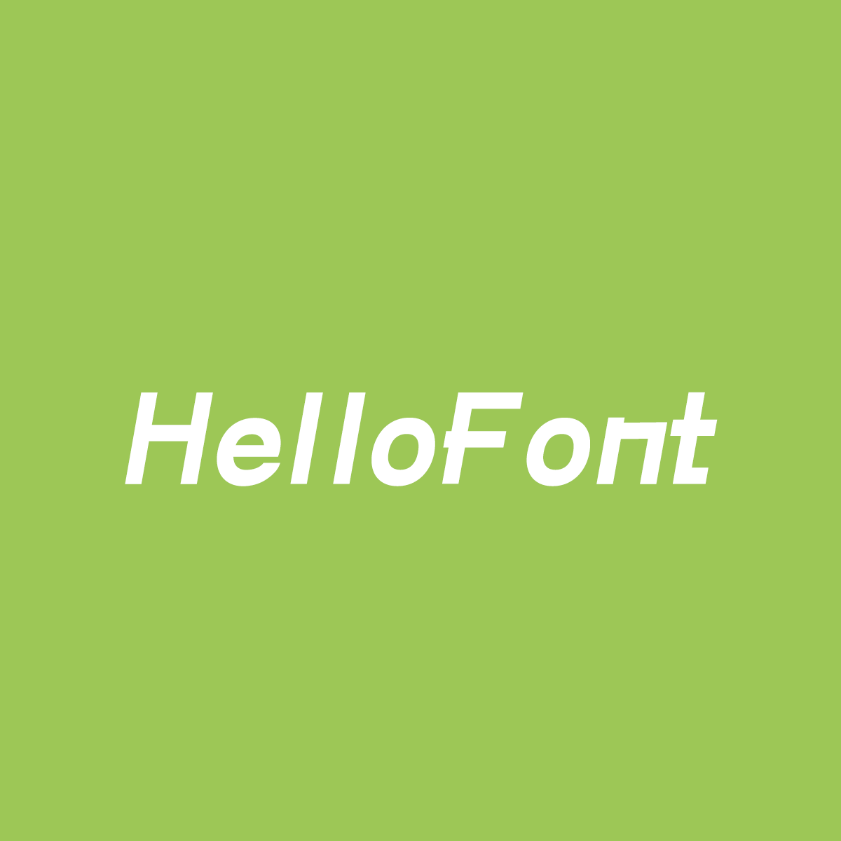 HelloFont ID Ranger